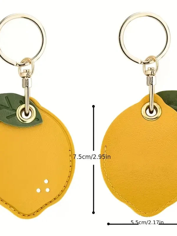 Yellow Lemon Shaped NFC Keychain